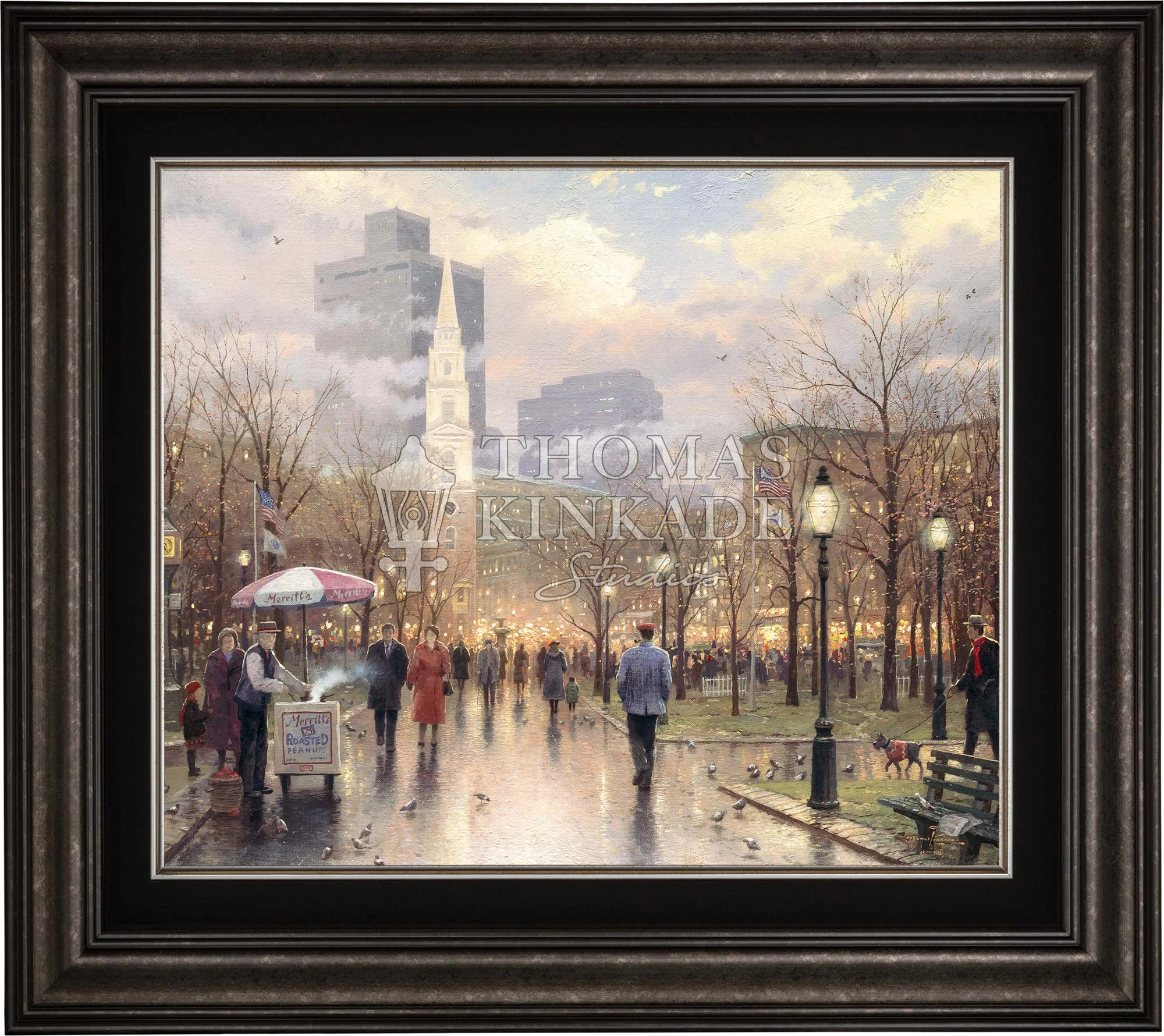 *RARE* Boston Standard Numbered Canvas Dark Pewter 16" x 20" #408