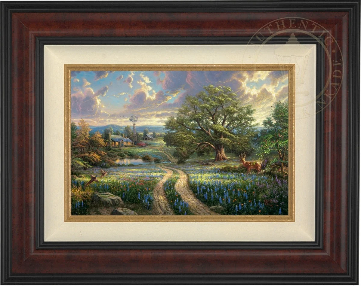 *RARE* Country Living Framed Publisher Proof Canvas Burl 24" x 36" #44