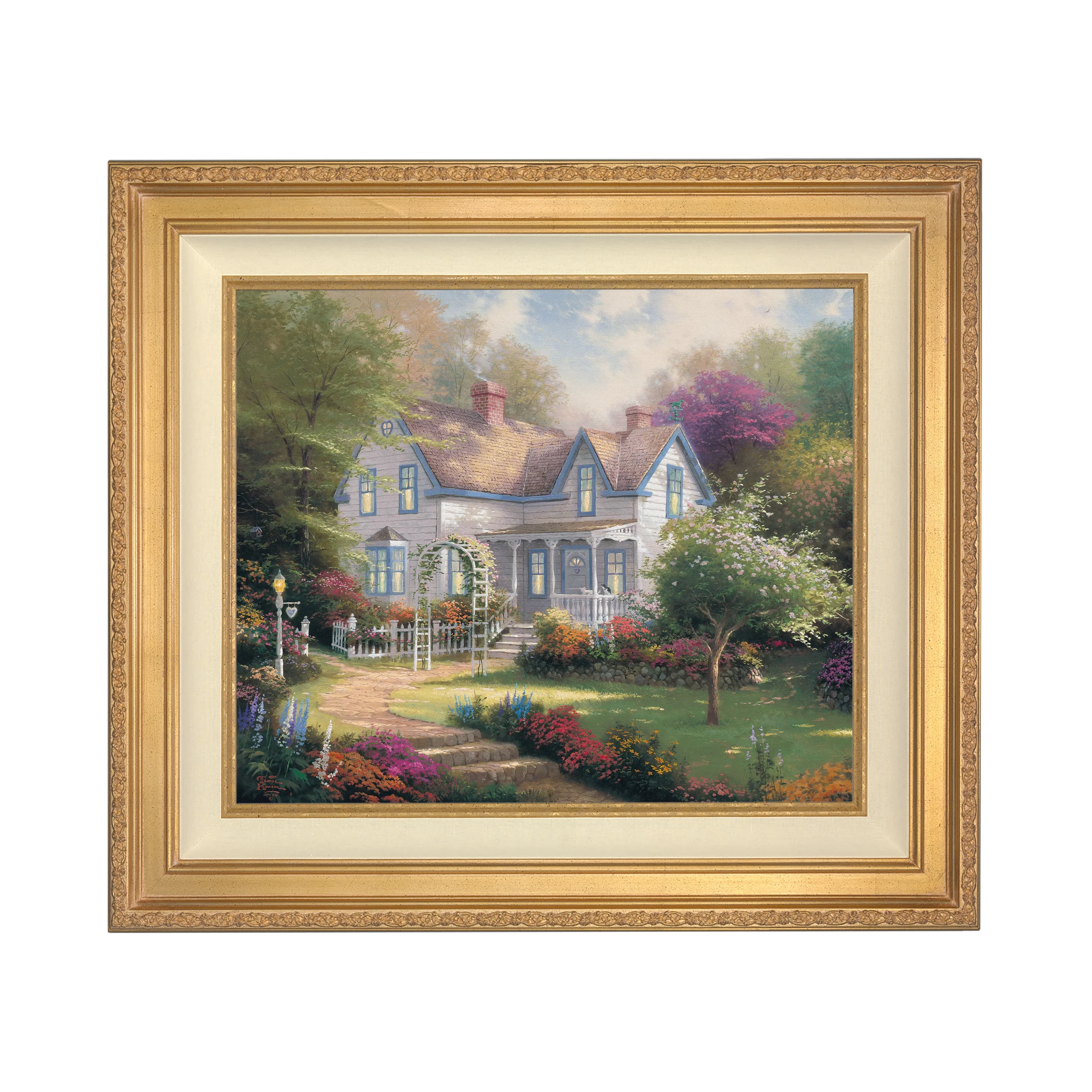 *RARE* Home is Where the Heart is II Gallery Proof Canvas Antique Gold