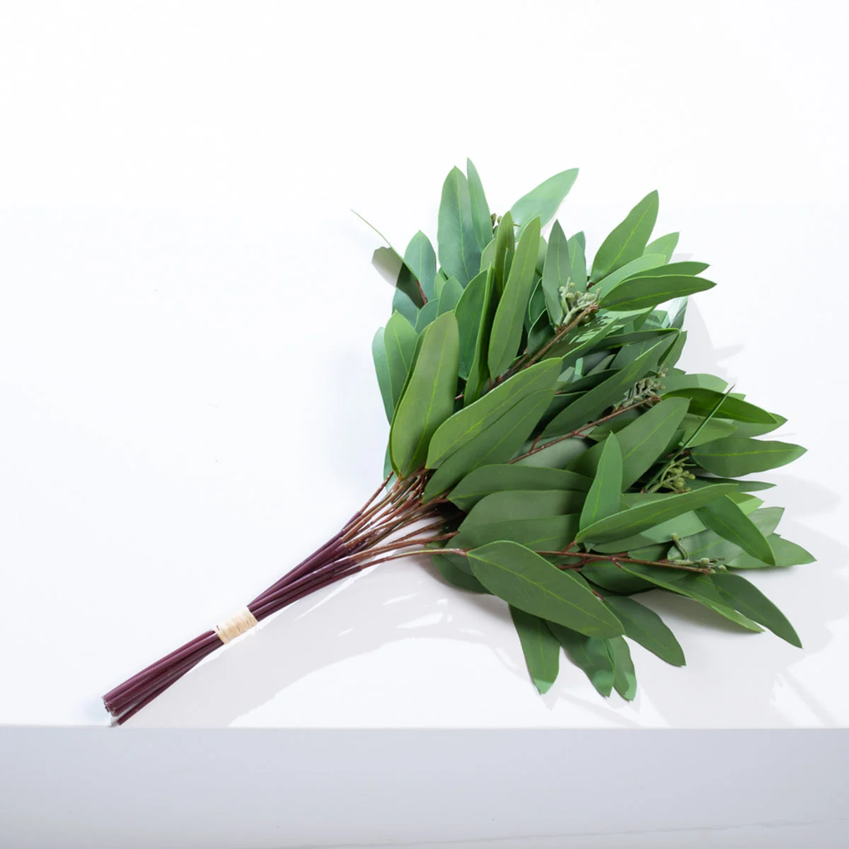 Real Touch Seeded Everyday Needle Leaf Eucalyptus 12 Stem Bundle Bouquet