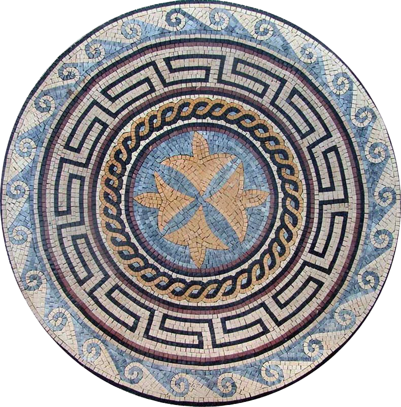 Round Greco-Roman Mosaic - Aelia