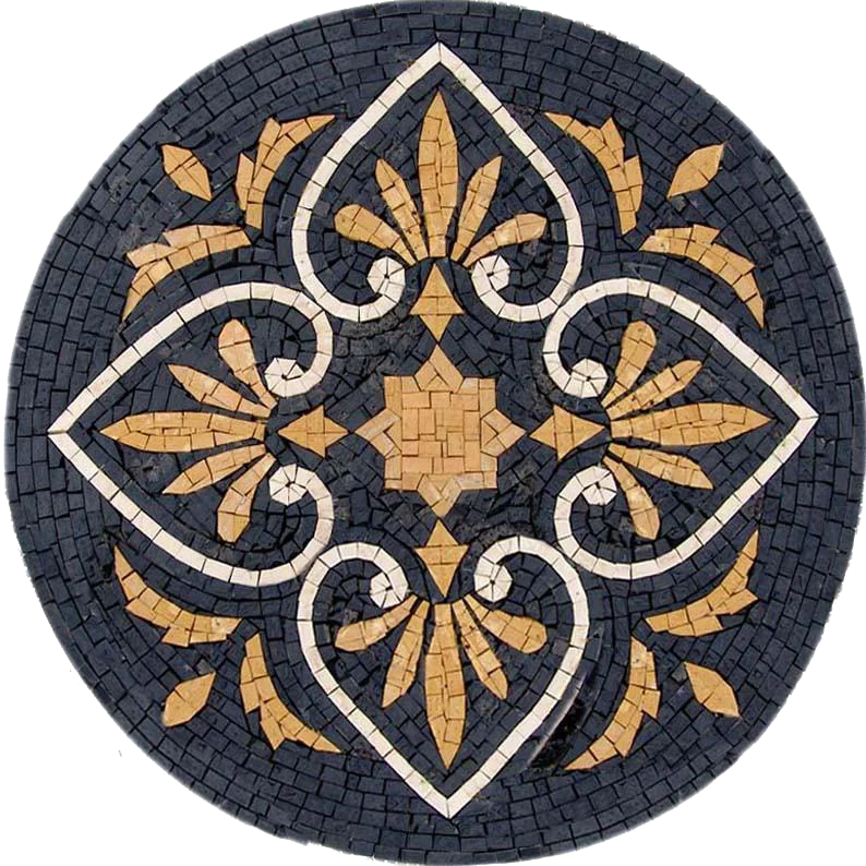 Round Mosaic Wall Tile - Castelle