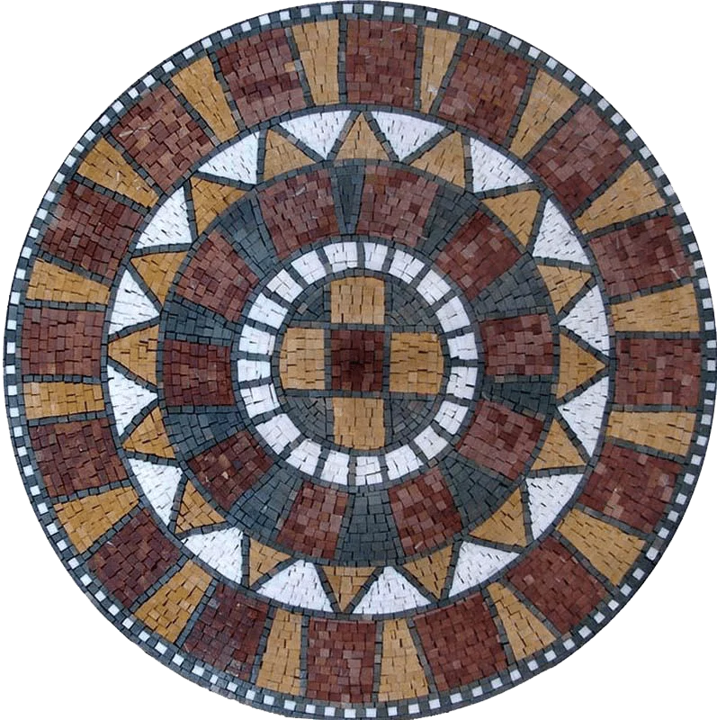 Stone Art Medallion - Junah Mosaic