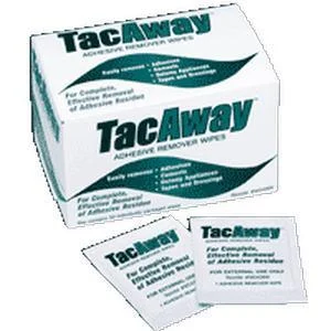 Tacaway Adhesive Remover Wipe, Non-Acetone