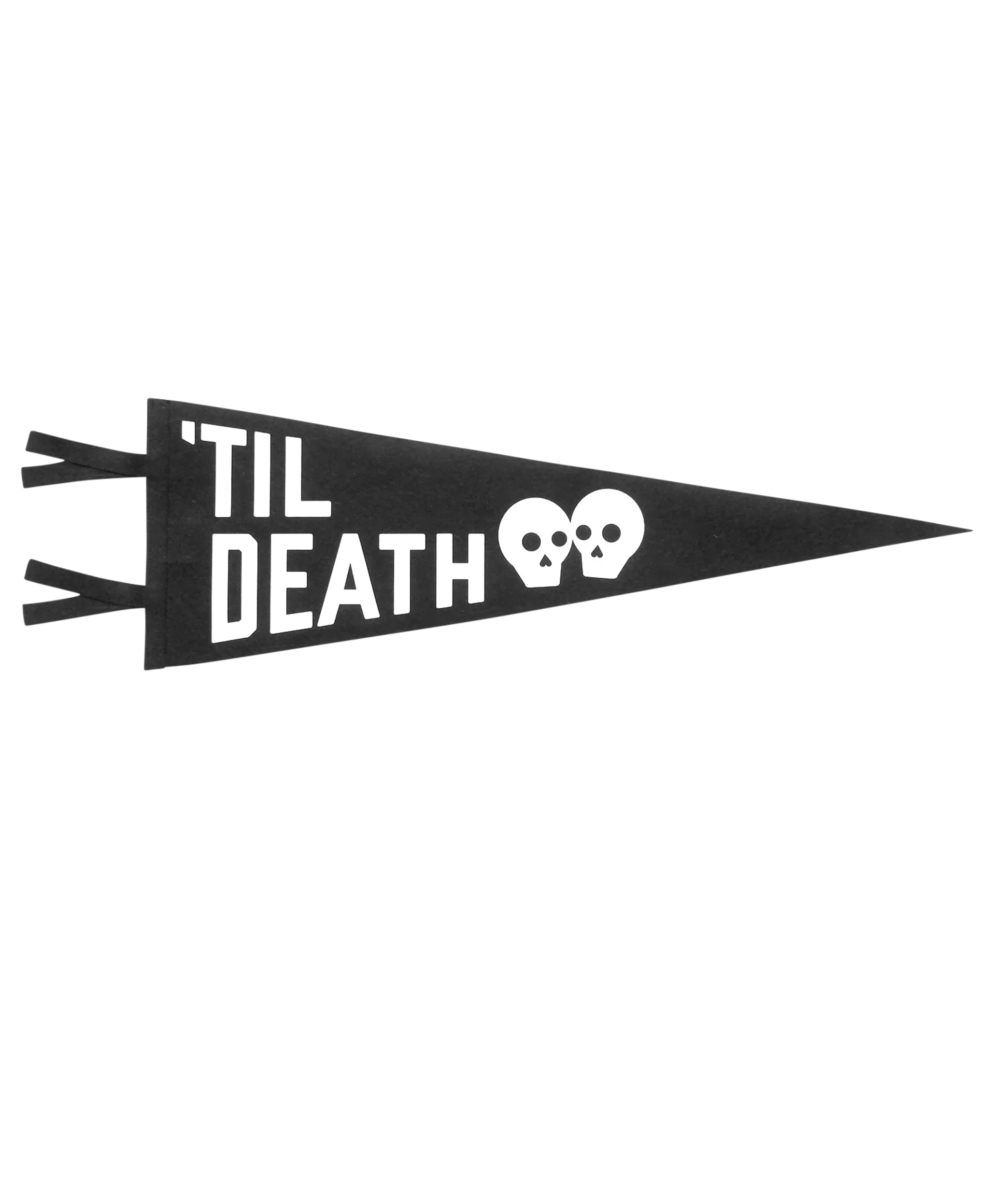 'Til Death Wedding Pennant