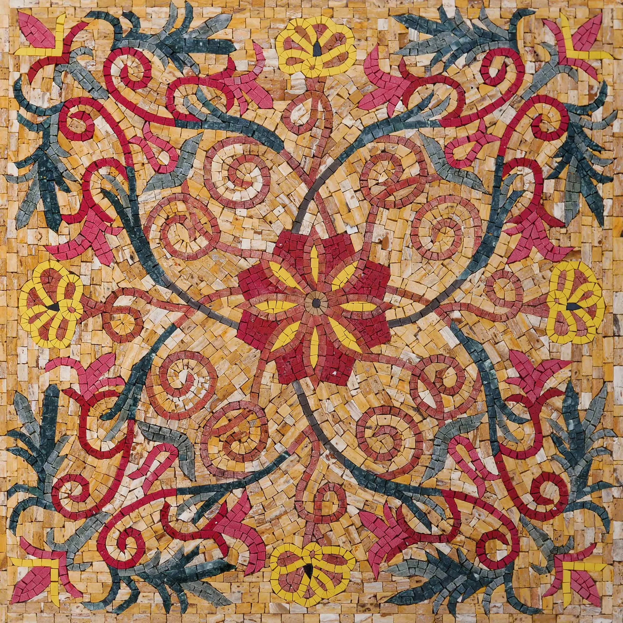 A Touch of Spring: Floral Mosaic