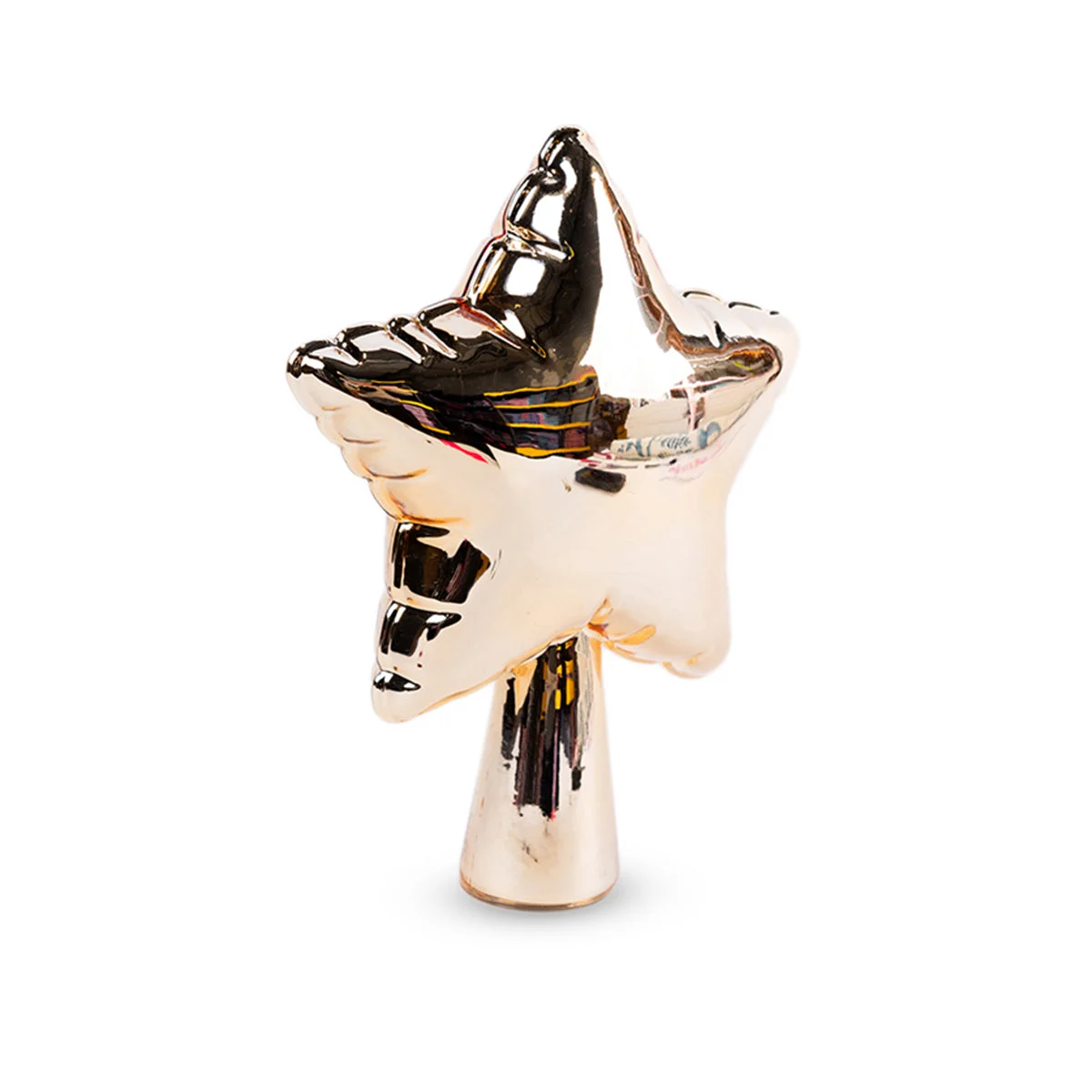 Tree Topper - Gold Balloon Star