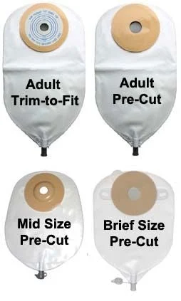 Urinary Pouch With Convexity, Adult 1 1/8"