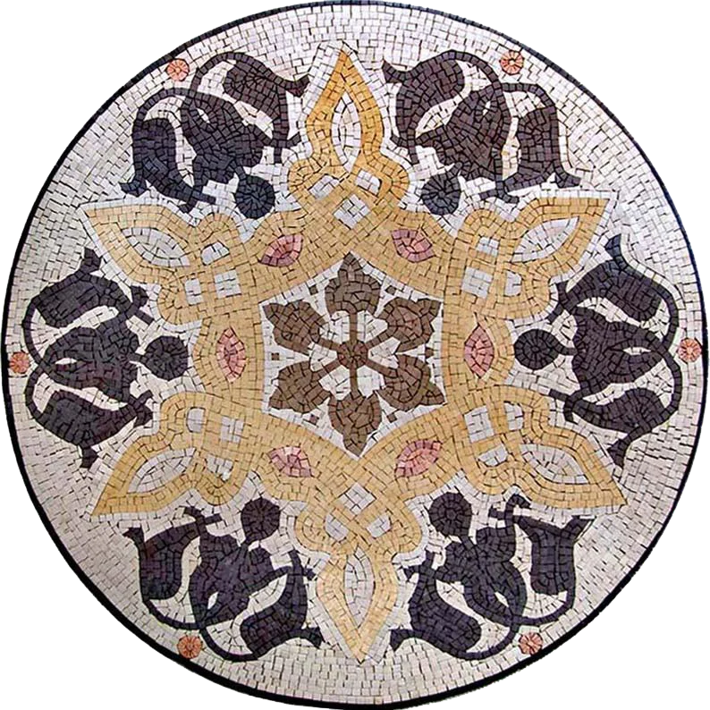 Veda Mosaic Designs | Luxury Handcrafted Buddhist Medallion Art