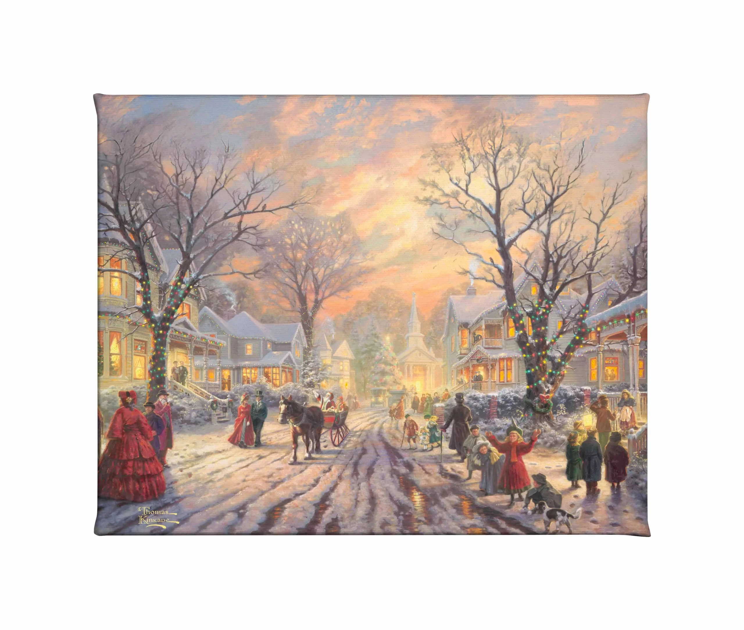 A Victorian Christmas Carol - 8" x 10" Gallery Wrapped Canvas