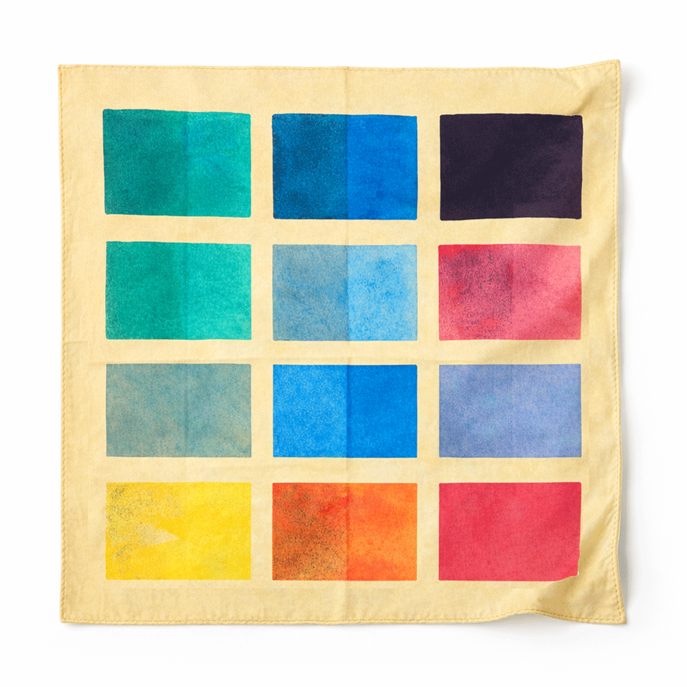Watercolor Exercise Cotton Bandana