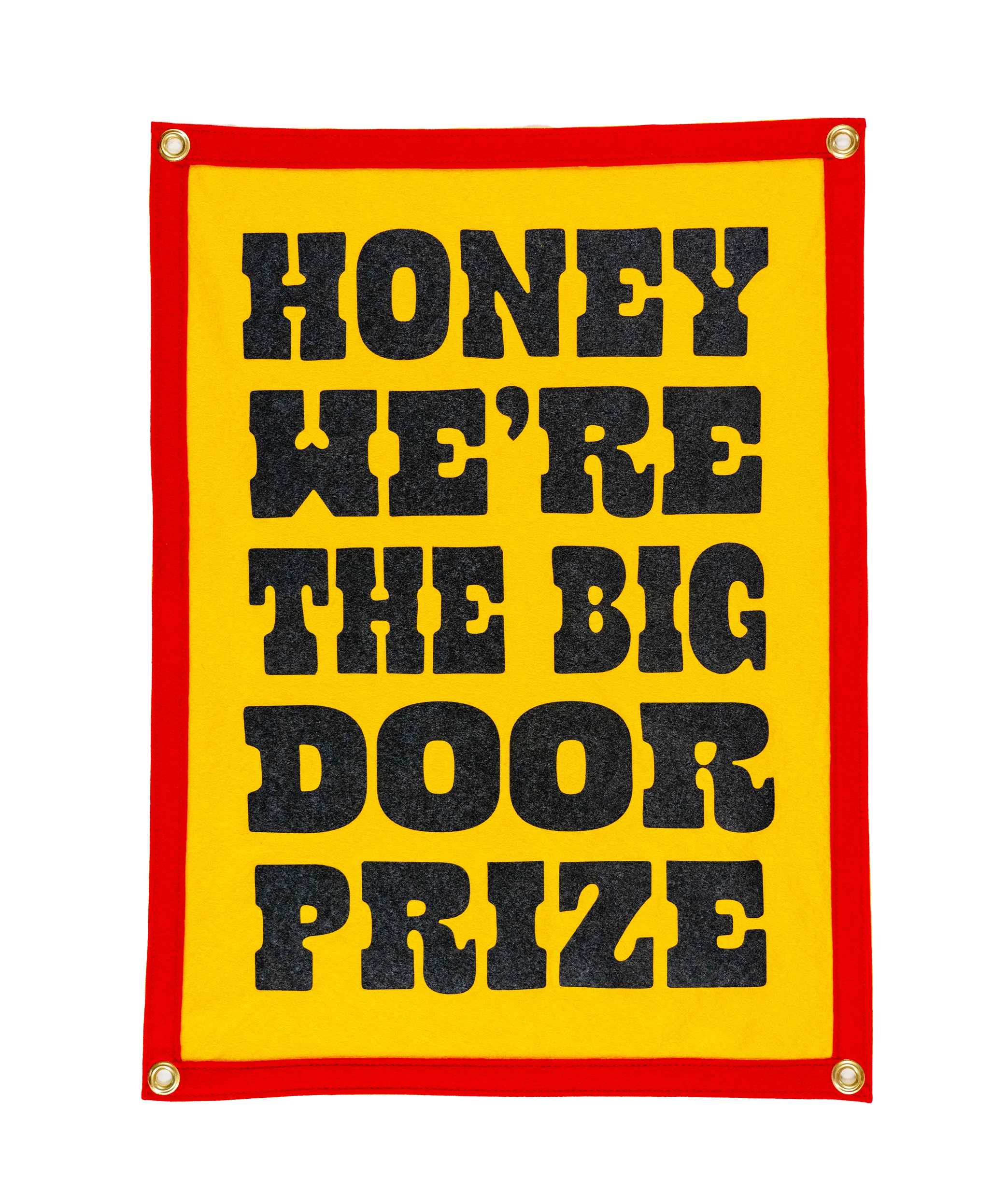 We're The Big Door Prize Camp Flag • John Prine x Oxford Pennant