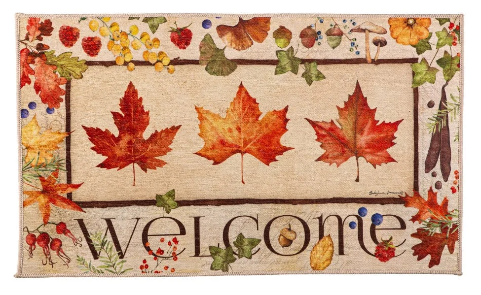 Welcome Fall Indoor/Outdoor Washable Mat