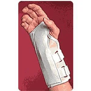 White, Left, Xl (3 3/4"-4 3/4") Cock-Up Splint