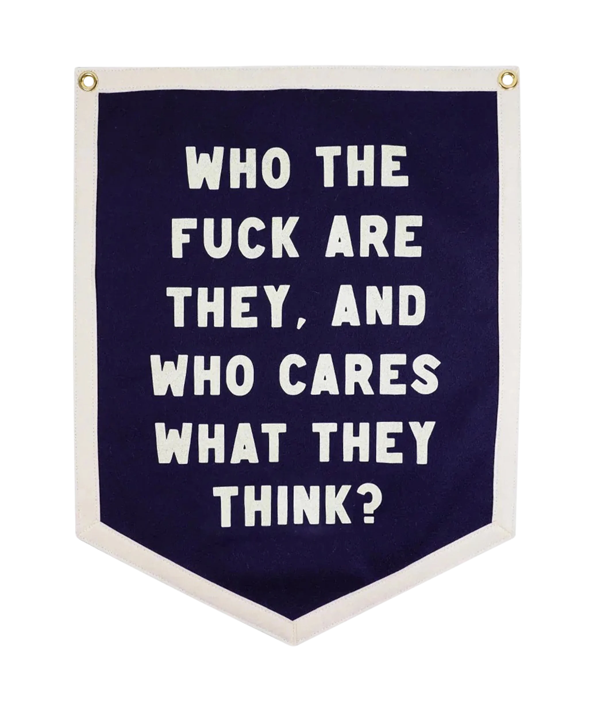 Who Cares What They Think Camp Flag