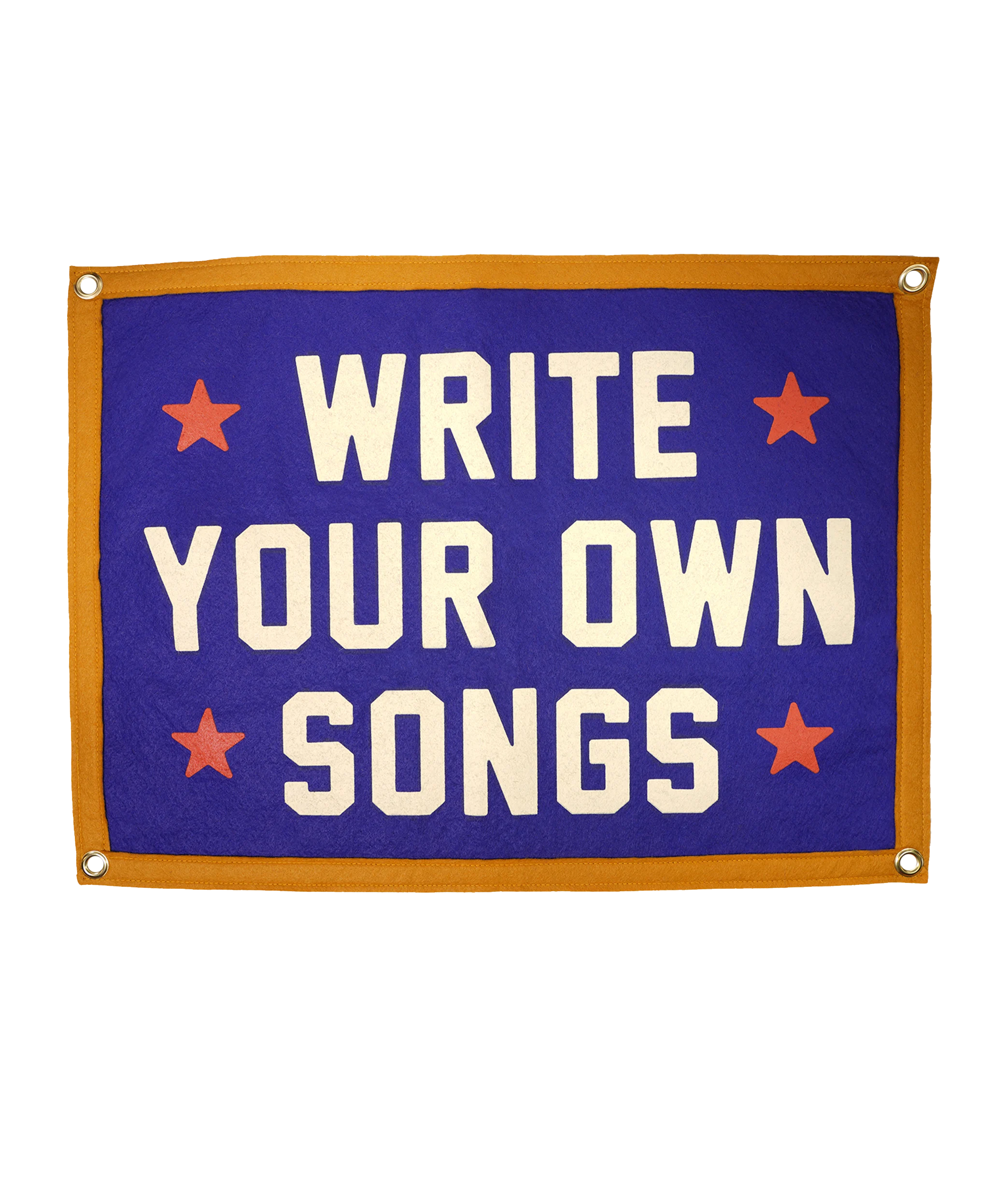 Write Your Own Songs Camp Flag • Willie Nelson x Oxford Pennant