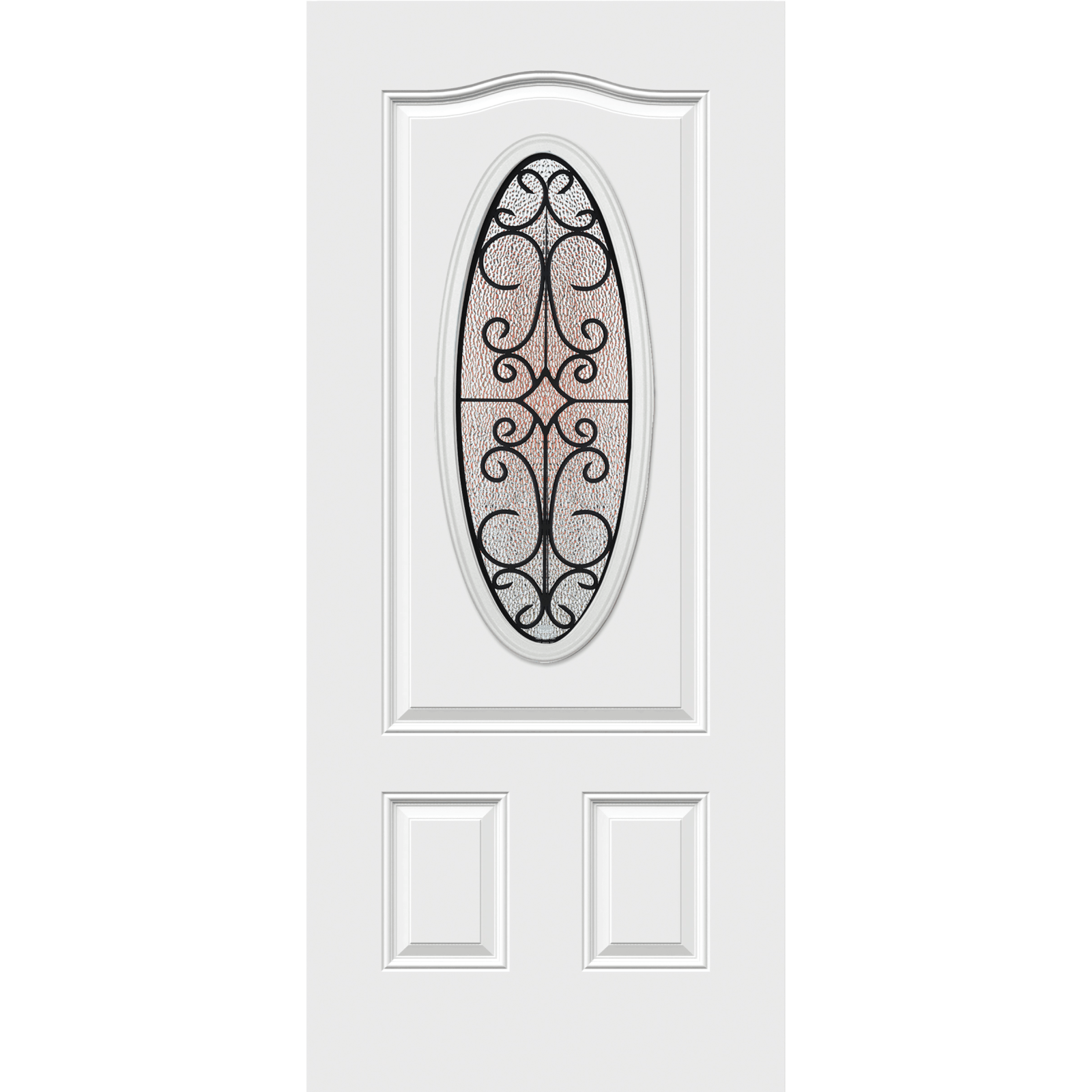 Wycroft Glass and Frame Kit (Small Oval 16" x 39" Frame Size)