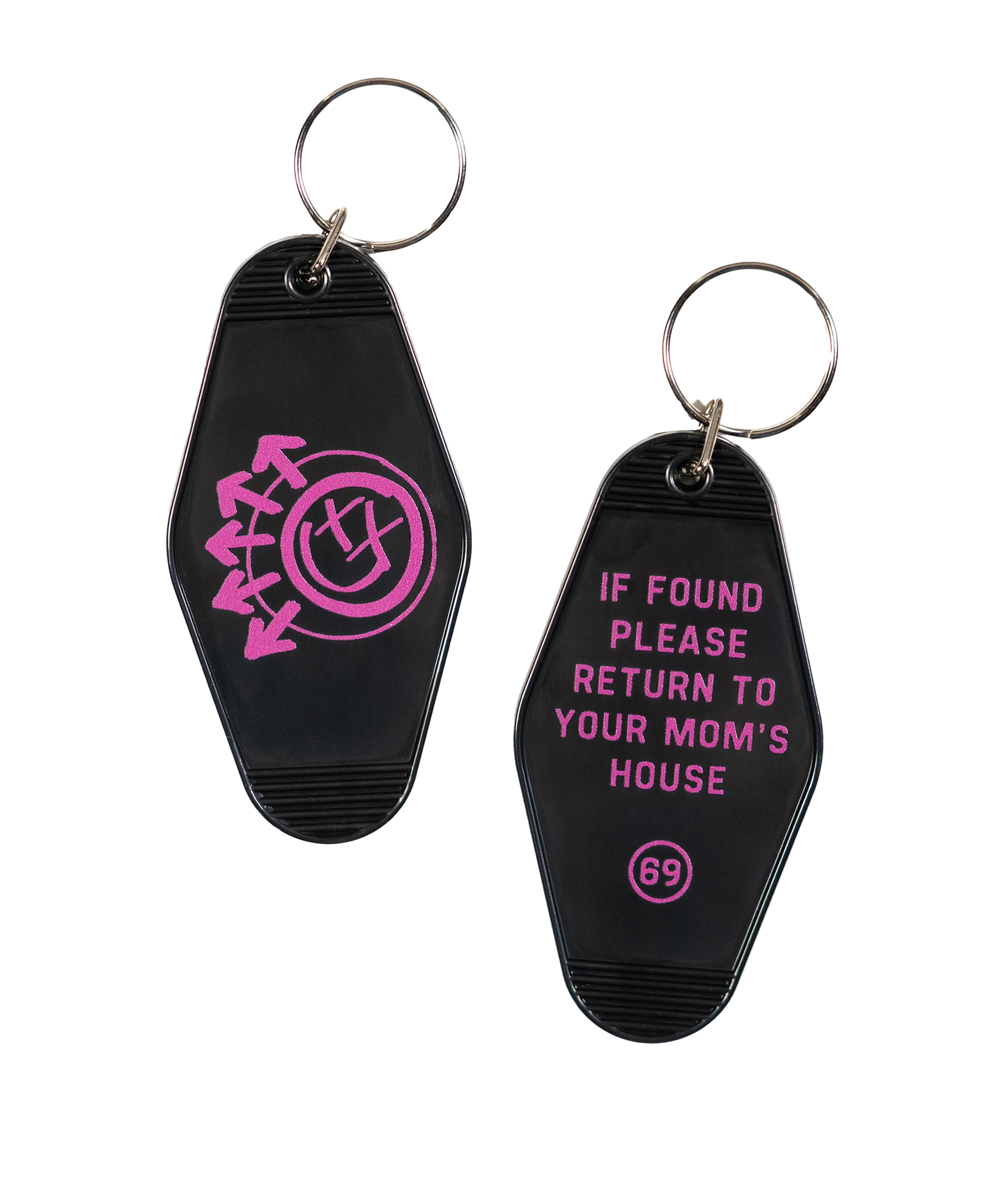 Your Mom's House Motel Keychain • blink-182 x Oxford Pennant
